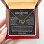 Special Gift for Daughter "I Love You Forever" - Everlasting Love Pendant Necklace 10k Gold