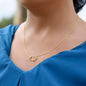 Special Gift for Daughter "I Love You Forever" - Everlasting Love Pendant Necklace 10k Gold