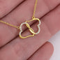 Gift for Wife "See Yourself Through My Eyes" - Everlasting Love Pendant Necklace