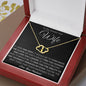 Gift for Wife "See Yourself Through My Eyes" - Everlasting Love Pendant Necklace