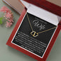 Gift for Wife "See Yourself Through My Eyes" - Everlasting Love Pendant Necklace