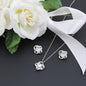 Gift for Wife " I Just Want To Be Your Last Everything" - Love Knot Earring and Necklace Set (W)