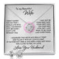 Gift for Wife " I Just Want To Be Your Last Everything" - Love Knot Earring and Necklace Set (W)