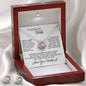 Gift for Wife " I Just Want To Be Your Last Everything" - Love Knot Earring and Necklace Set (W)