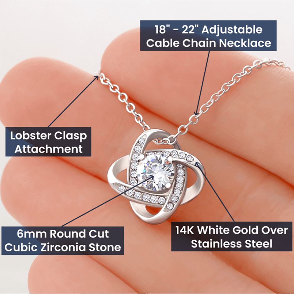Gift for Her "Smokin' Hot Doe" - Knot Necklace