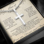 Gift for Wife "Last Breath To Say I Love You" Cross Necklace