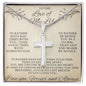 Gift for Wife "Last Breath To Say I Love You" Cross Necklace
