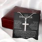 Gift for Daughter from Dad "I Love You Always" - Cross Pendant Necklace
