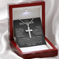Gift for Daughter from Dad "I Love You Always" - Cross Pendant Necklace