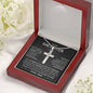 Gift for Daughter from Dad "I Love You Always" - Cross Pendant Necklace