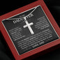 Gift for Daughter from Dad "I Love You Always" - Cross Pendant Necklace