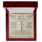 Gift for Wife "Last Breath To Say I Love You" Cross Necklace