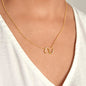 Special Gift for Daughter "I Love You Forever" - Everlasting Love Pendant Necklace 10k Gold