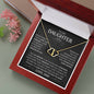 Special Gift for Daughter "I Love You Forever" - Everlasting Love Pendant Necklace 10k Gold