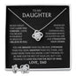 [Almost Sold Out] - Daughter -  Love You Forever - Earring & Necklace Set