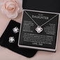 [Almost Sold Out] - Daughter -  Love You Forever - Earring & Necklace Set