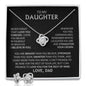 [Almost Sold Out] - Daughter -  Love You Forever - Earring & Necklace Set