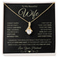 Gift for Wife "Can't Live Without You" - Alluring Beauty Pendant Necklace