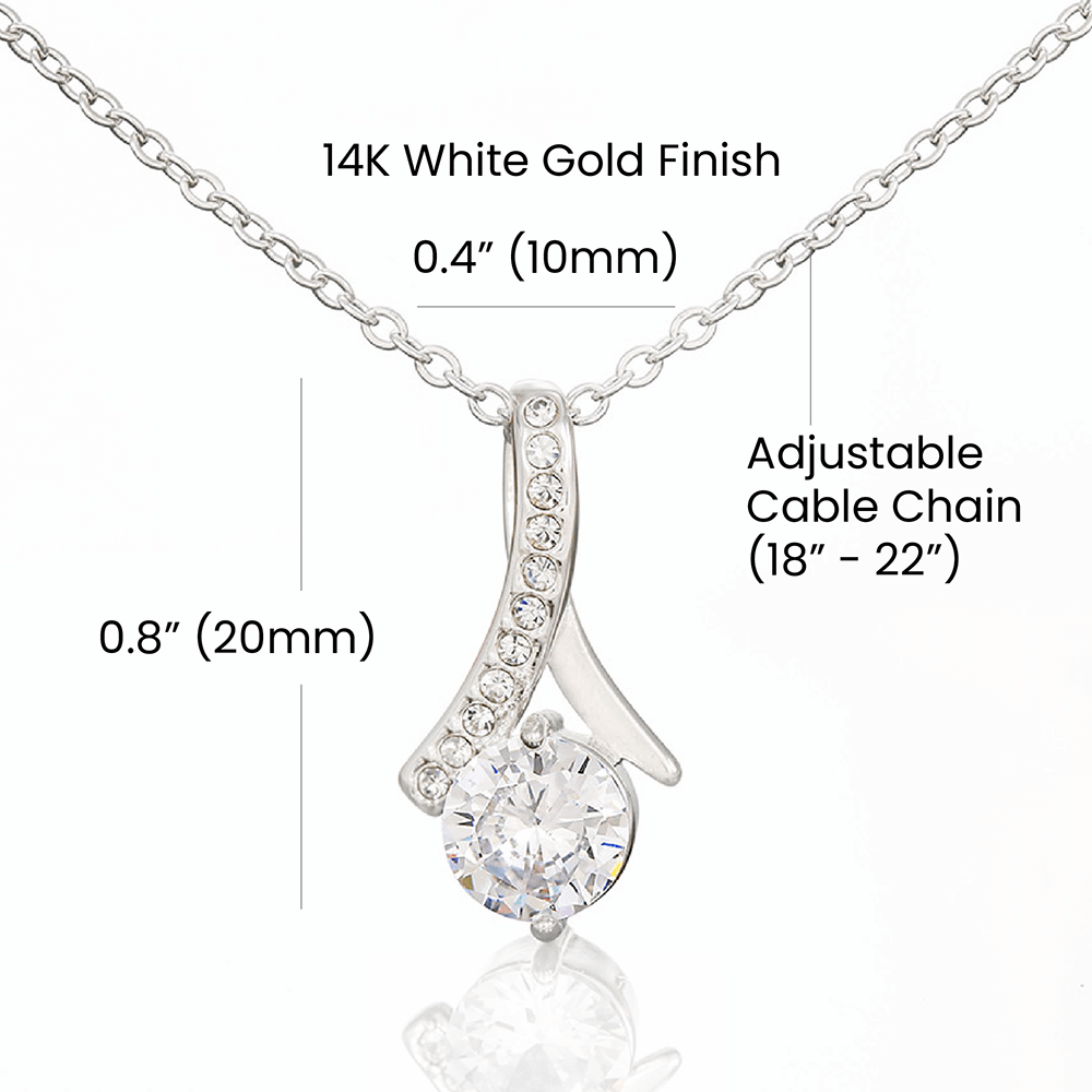 Gift for Wife "Last Breath To Say I Love You" Alluring Beauty Necklace