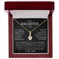 Gift for Daughter "I Love You Forever" - Alluring Beauty Pendant Necklace