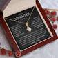 Gift for Daughter "I Love You Forever" - Alluring Beauty Pendant Necklace