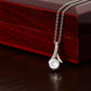 Gift for Wife "Can't Live Without You" - Alluring Beauty Pendant Necklace