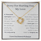 Apology Gift "A thousand apologies" - Love Knot Necklace
