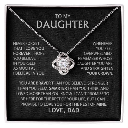 [Almost Sold Out] - Daughter -  Love You Forever - Necklace