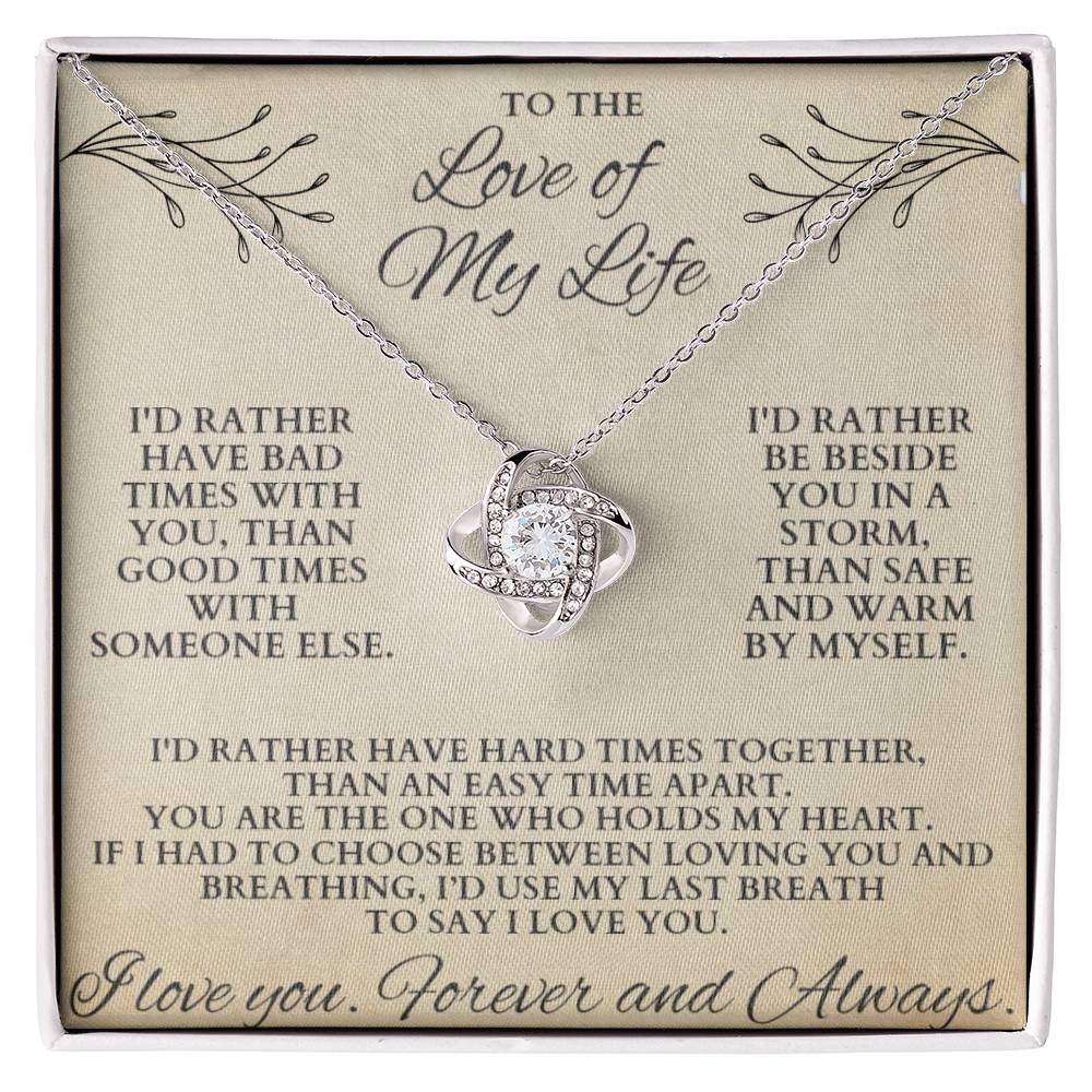 Gift for Wife "Last Breath To Say I Love You" Necklace