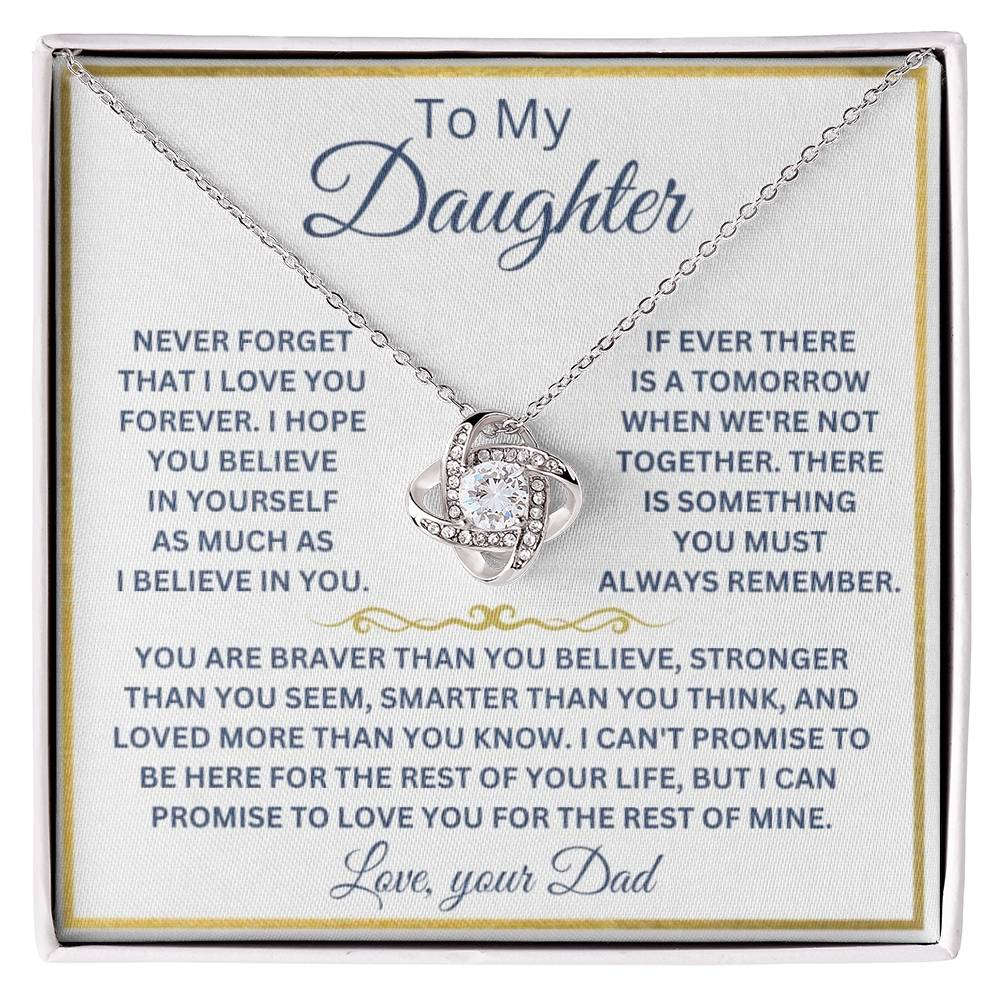 [Almost Sold Out] - Daughter - Love You Forever - Necklace