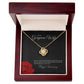 Gift for Wife "Happy Anniversary" - Love Knot Necklace