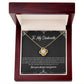 Gift for Soulmate "Want to be your last everything" Knot Necklace (B)