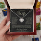 Gift for Wife "Can't Live Without You" - Love Knot Necklace