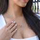 Gift for Wife " I Just Want To Be Your Last Everything" - interlocking Hearts Necklace (W)