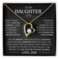 Gift for Daughter "I Love You Forever" - Forever Love Heart Pendant Necklace