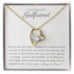 Gift for Girlfriend "I Love You Always And Forever" - Forever Love Heart Pendant Necklace