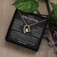 Gift for Daughter "I Love You Forever" - Forever Love Heart Pendant Necklace