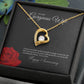 Gift for Wife "Happy Anniversary" Heart Necklace