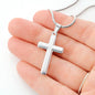 Gift for Daughter from Dad "I Love You Always" - Cross Pendant Necklace