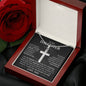 Gift for Daughter from Dad "I Love You Always" - Cross Pendant Necklace